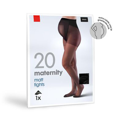 zwangerschapspanty 20 denier zwart