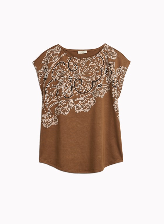 Paisley Detail Tee