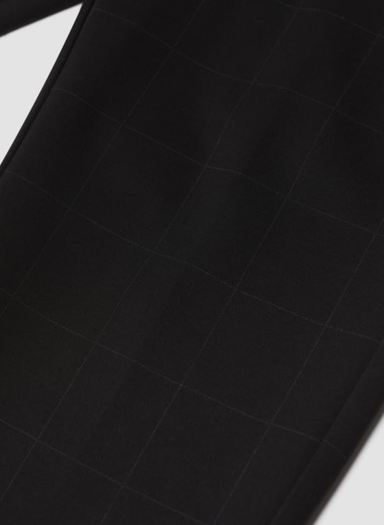 Checkered Print Pull-On Pants