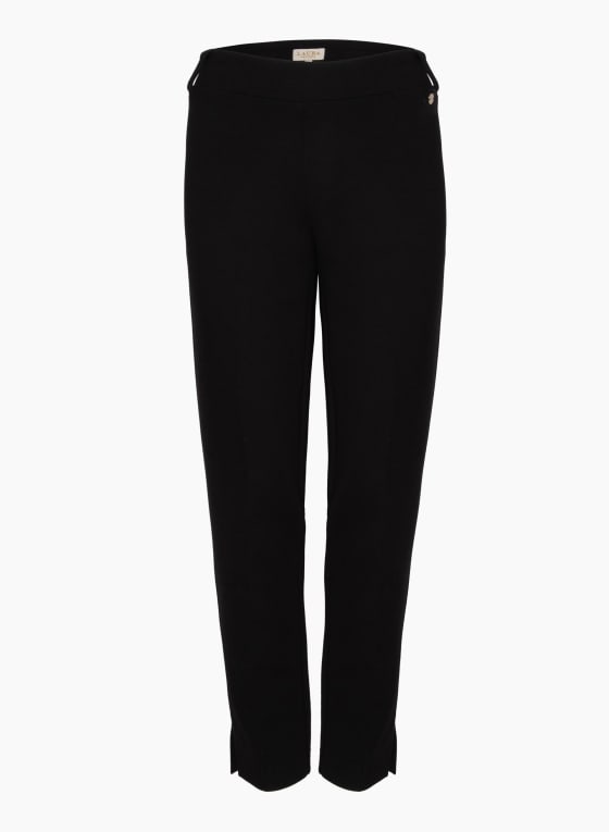 Pull-On Stud Detail Slim Leg Pants