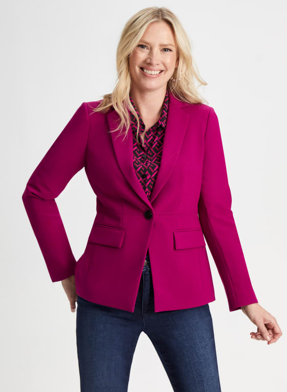 Notch Collar Blazer