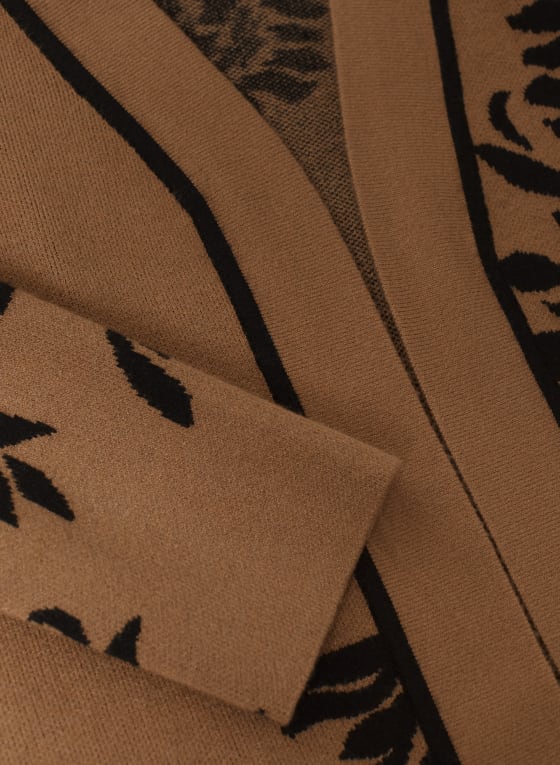 Floral Print Cardigan