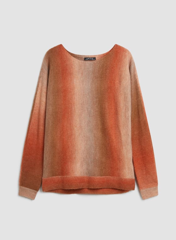 Charlie B - Ombré Boat Neck Sweater