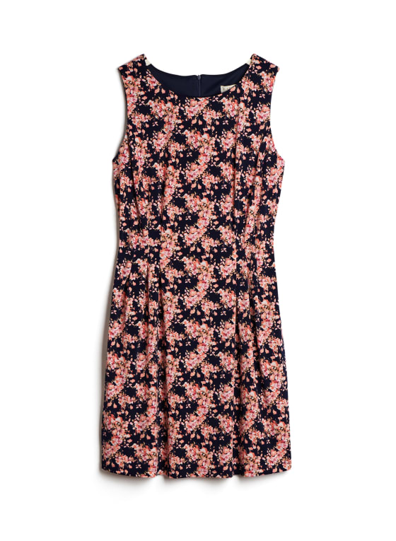 Floral Print Sleeveless Dress