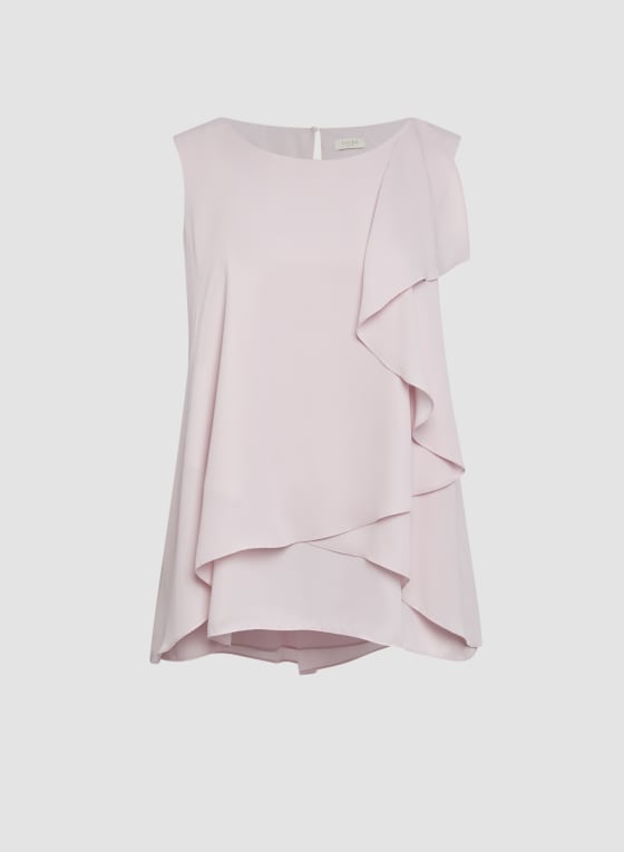 Double Layer Sleeveless Blouse