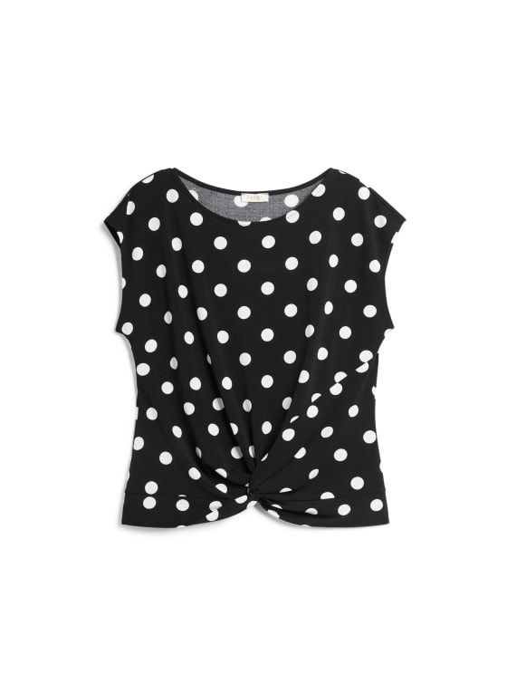 Polka Dot Print Top