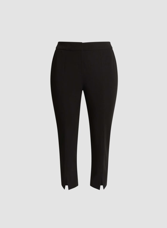 City Fit Slit Detail Pants