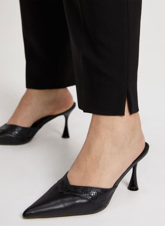 City Fit Hem Slit Pants