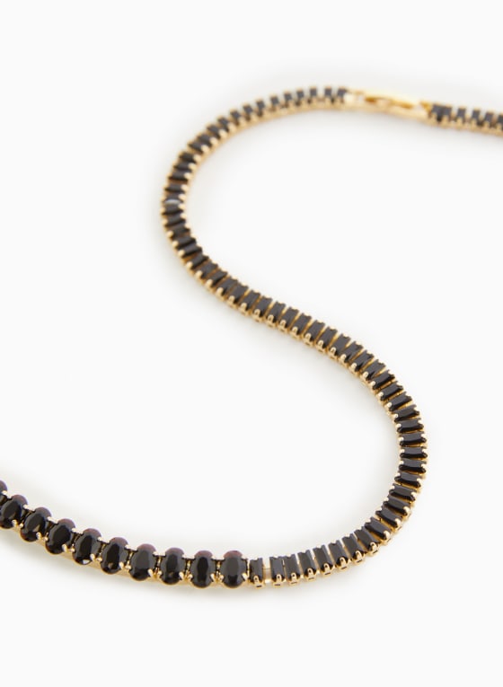 Short Stone Insert Necklace