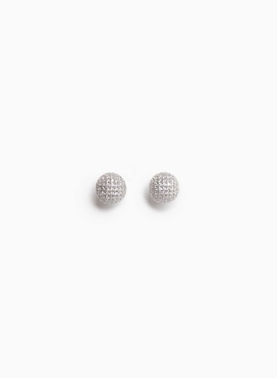 Rhinestone Stud Earrings