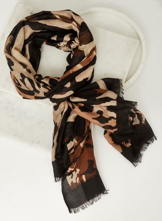 Animal Motif Lightweight Scarf