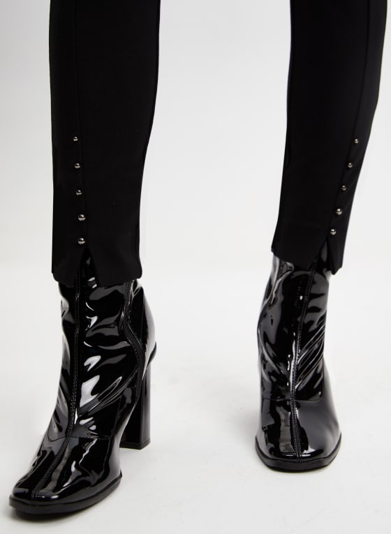 Pull-On Pearl Detail Leggings