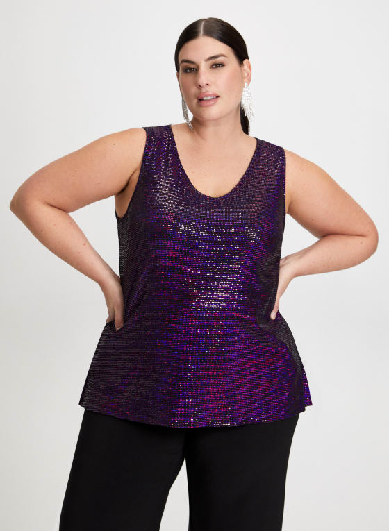 A-Line Sequin Top