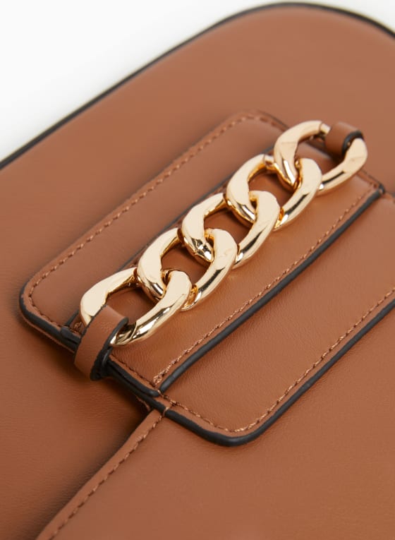 Chain Detail Saddle Bag