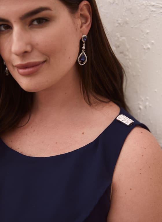 Tiered Ruffle Chiffon Dress