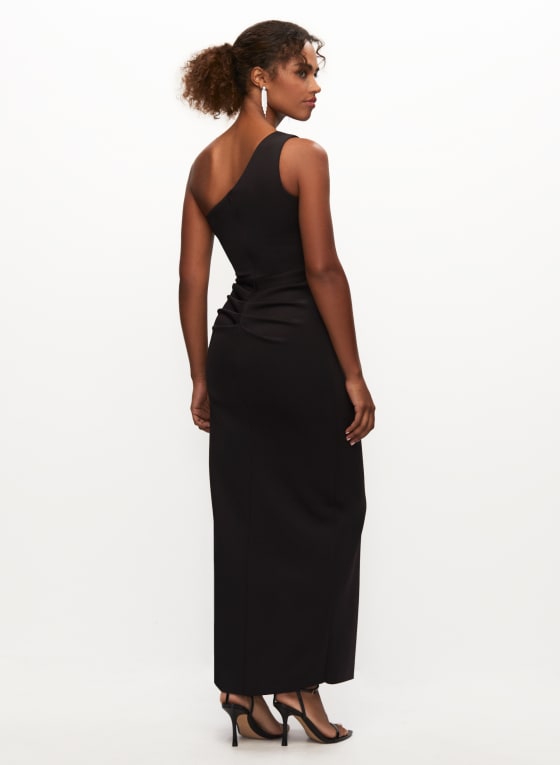 One-Shoulder Ruched Dress