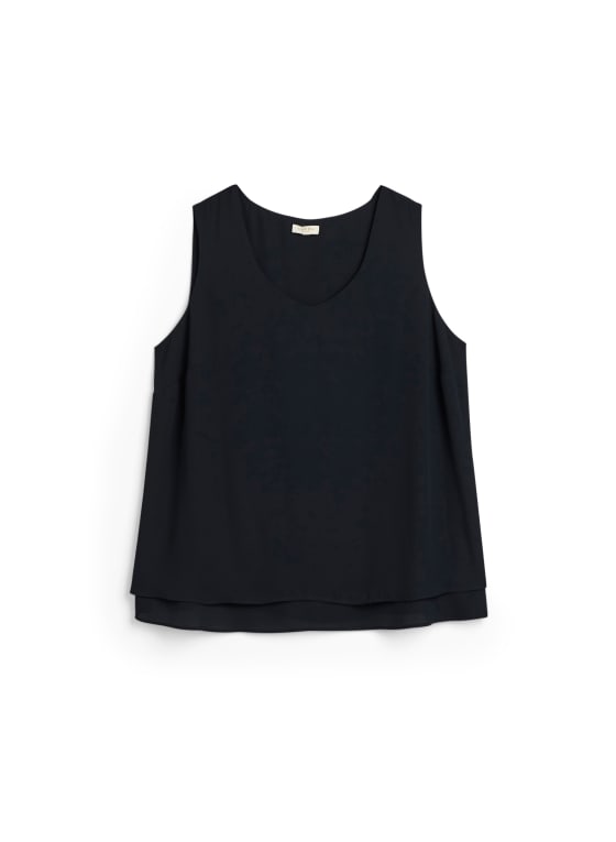 Sleeveless V-Neck Blouse