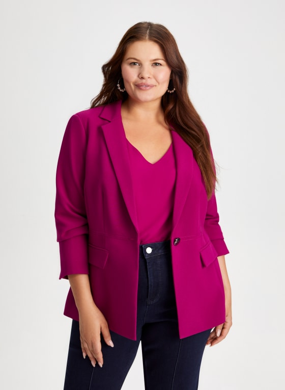 Notch Collar Blazer