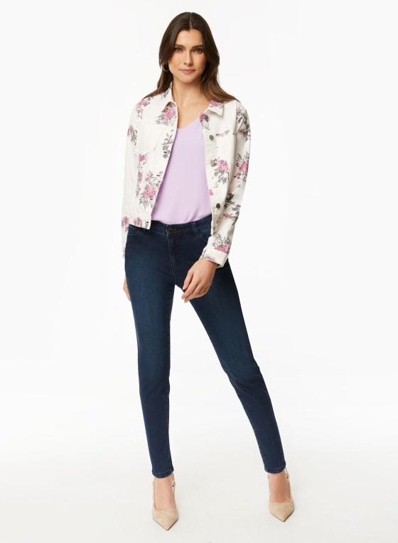 Bow Appliqué Jeans
