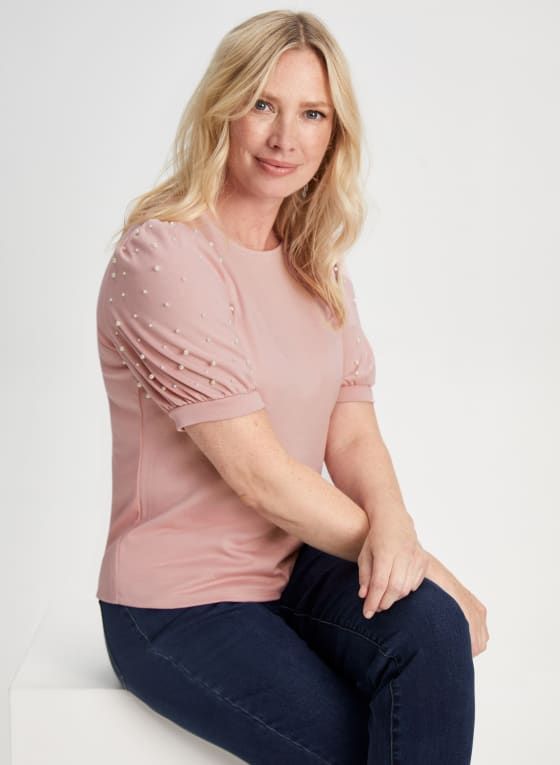 Pearl Detail Top