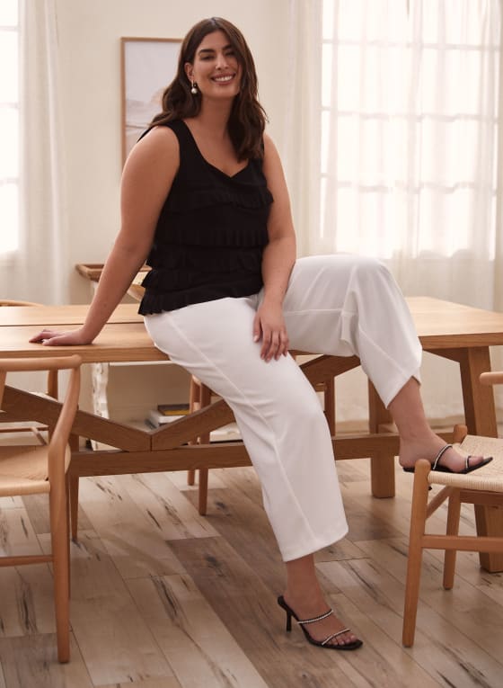 Joseph Ribkoff - Sleeveless Ruffle Top