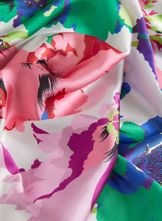 Floral Motif Oblong Scarf