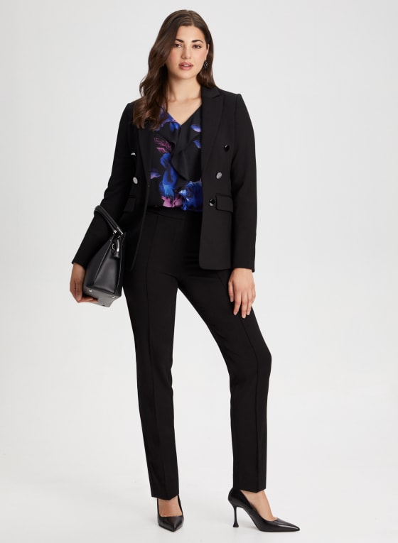Button Detail Blazer