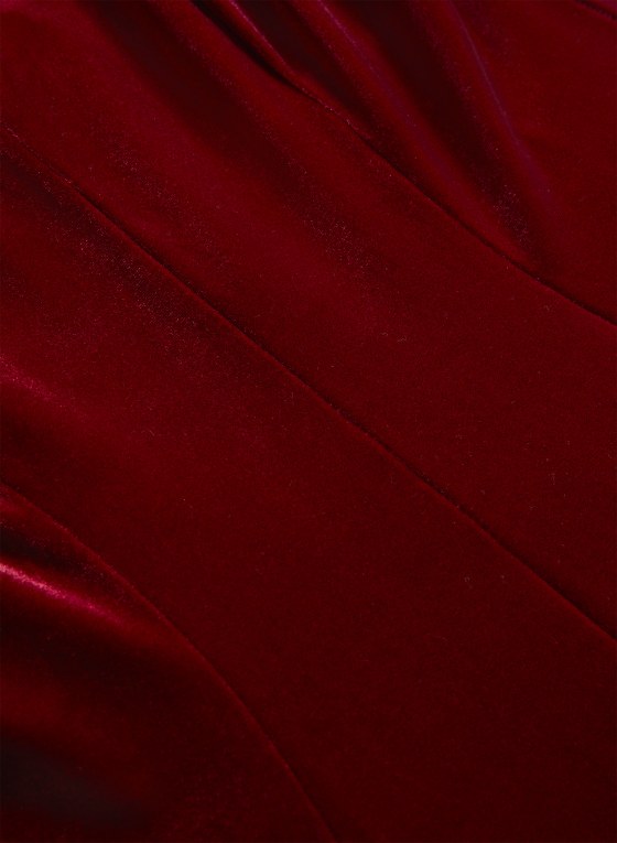 Velvet Cap Sleeve Dress