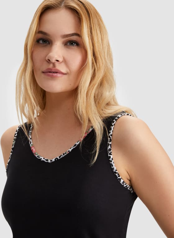 Rose & Animal Print Pyjama Set