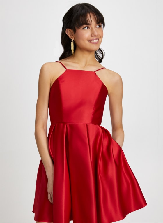 Geometric Collar Dress