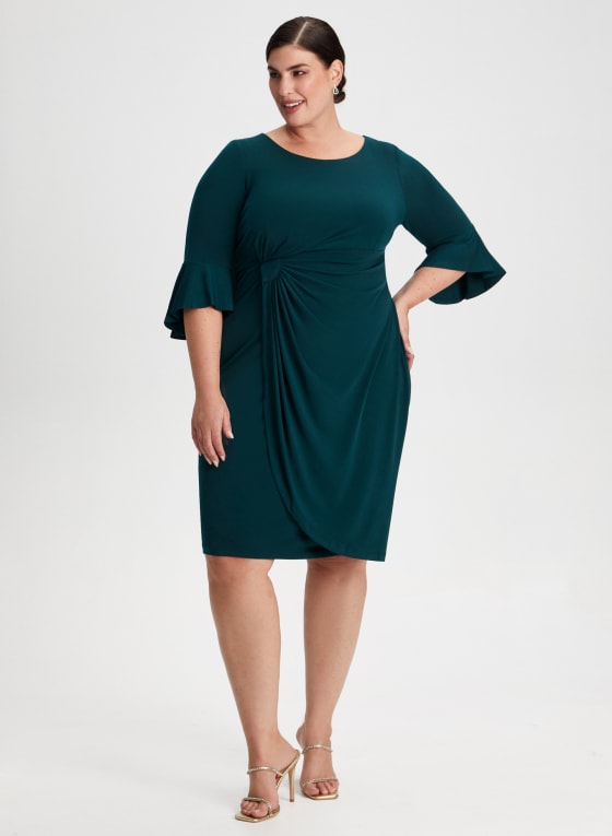 Draped Sheath Dress