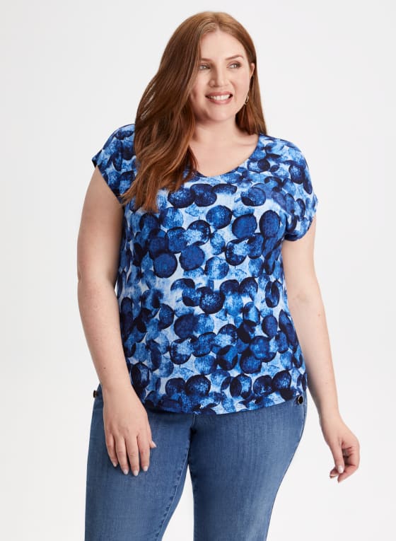 Circle Print Top