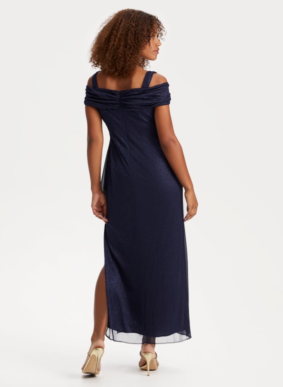 Drape Neck Dress