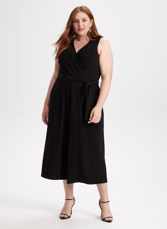 Wide Leg Jersey Jumpsuit