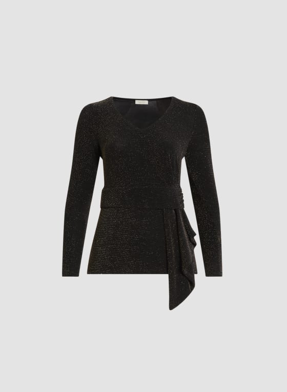 Metallic Sash Detail Top