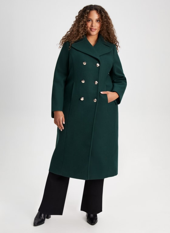 Notch Collar Wool-Blend Coat