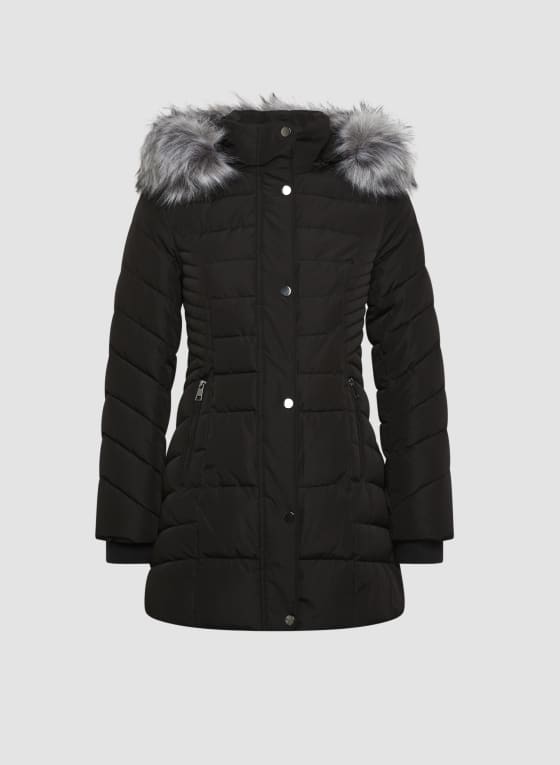 Vegan Down Quilted Coat