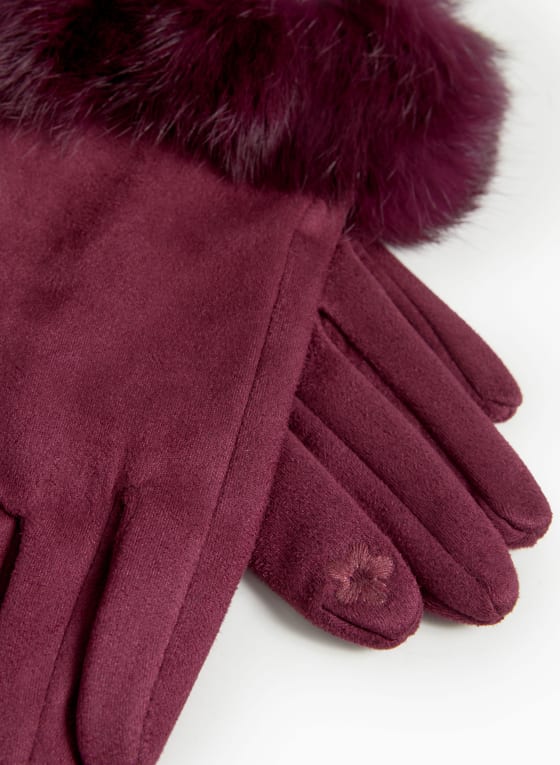 Genuine Fur Cuff Gloves