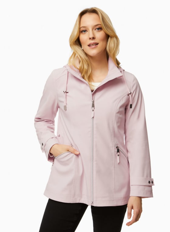 Detachable Hood Raincoat