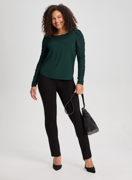 Gathered Sleeve Top