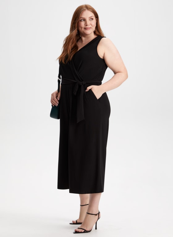 Wide Leg Jersey Jumpsuit