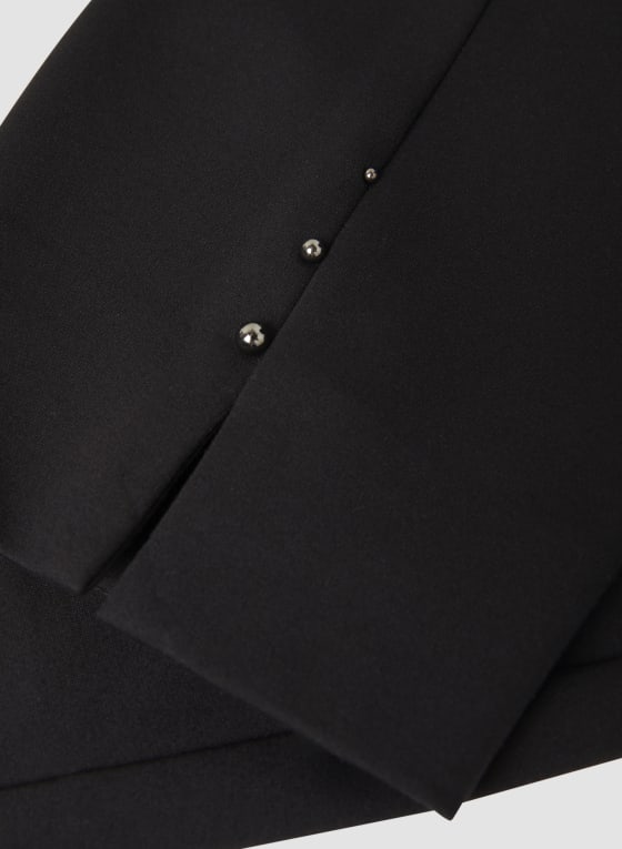 Rivet Detail Slim Leg Pants