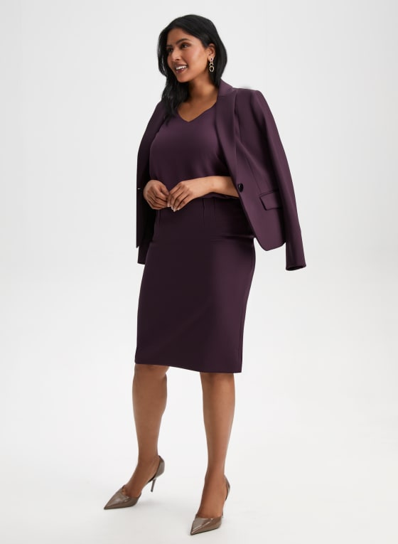 Dart Detail Pencil Skirt