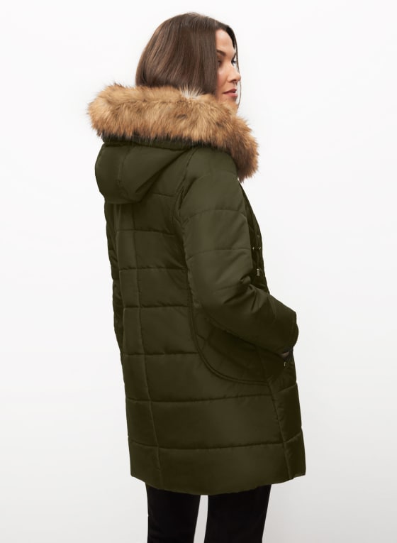 Vegan Down Quilted Coat