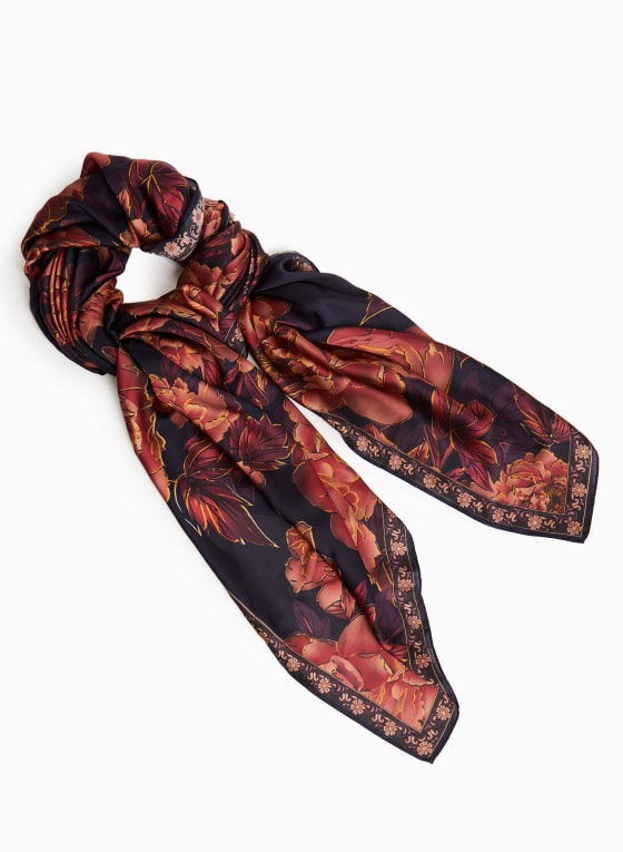 Floral Print Scarf
