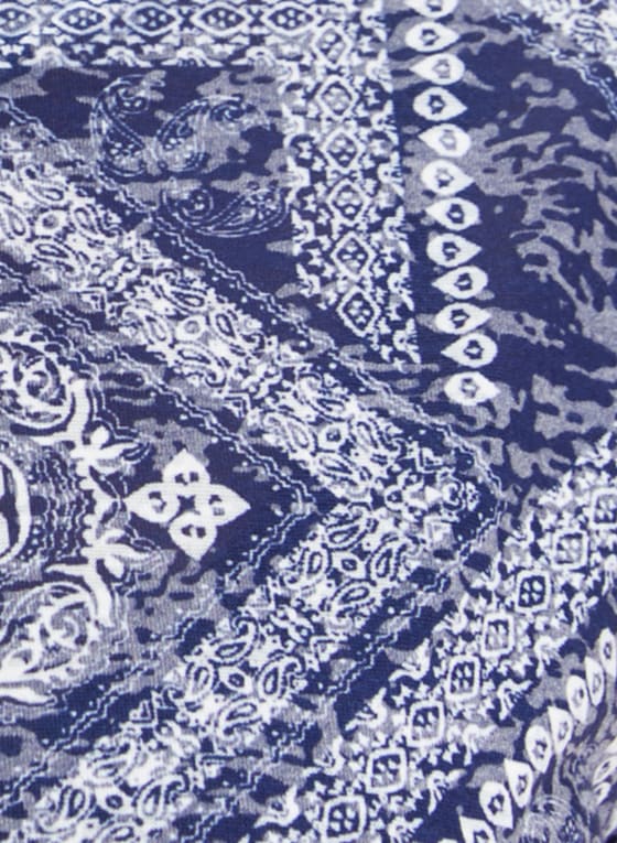 Paisley & Diamond Print Tee