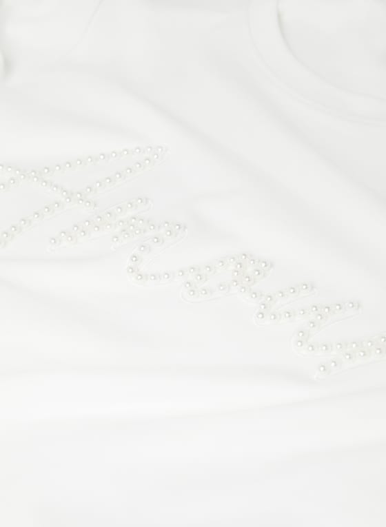 Pearl Detail Long Sleeve Pullover