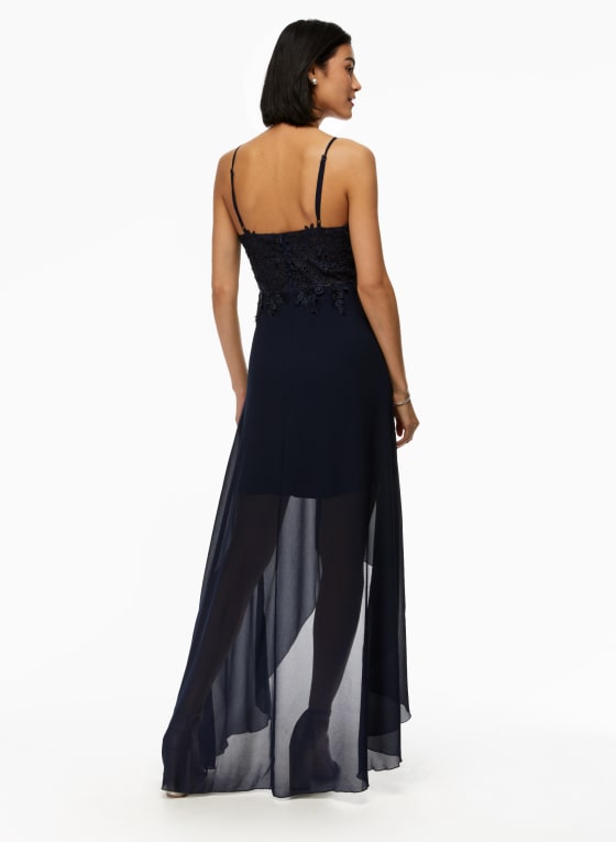 High Low Keyhole Detail Dress