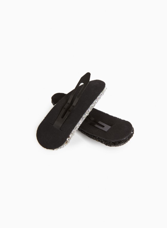 Crystal-Studded Hair Clip Set