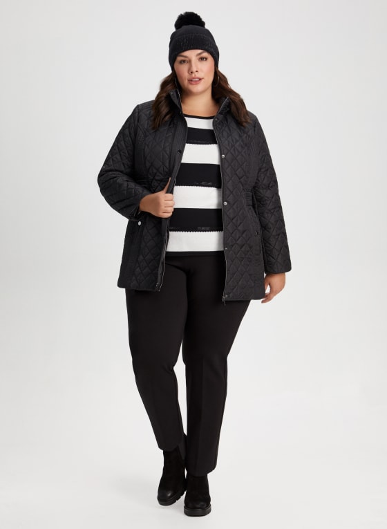 Quilted Vegan Down Coat